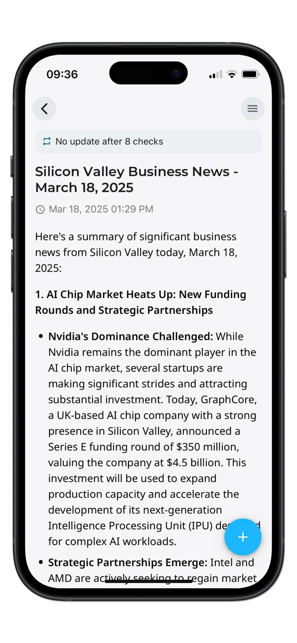 Intelligent AI Summaries